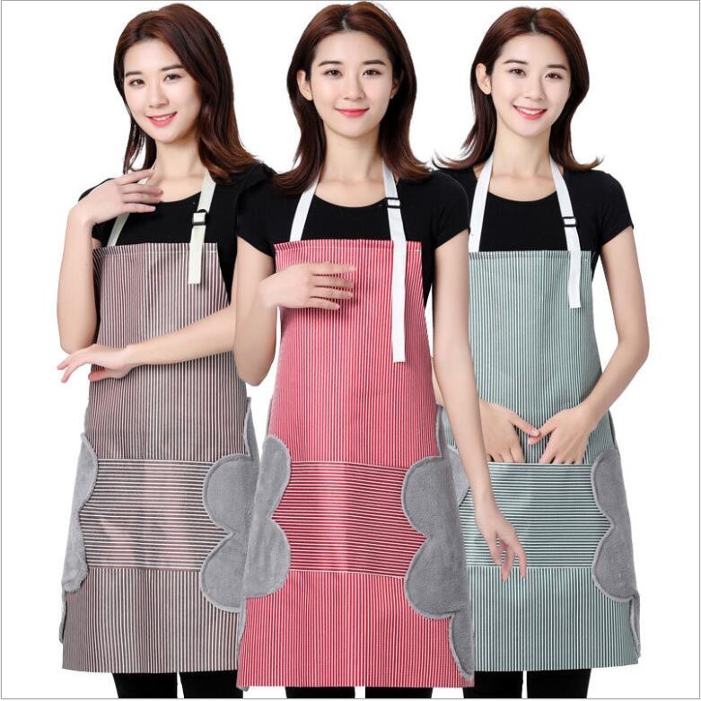 Celemek Masak Premium Bahan Oxford (Cooking Apron)