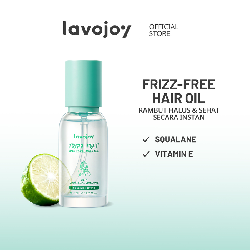 Lavojoy Frizz-Free Multi-Oil Hair Oil 80ml