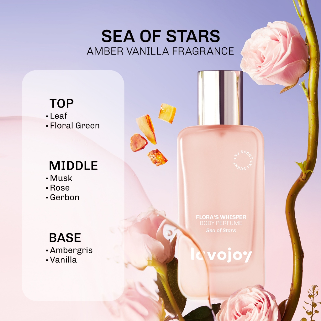 Lavojoy Flora's Whisper Body Perfume 45ml - Sea Of Stars