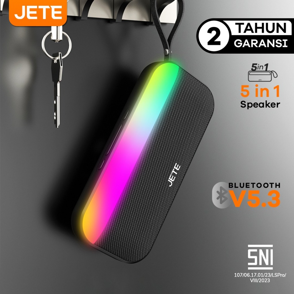 JETE Speaker Bluetooth - S101 Multi-color Ambient Light (10W)