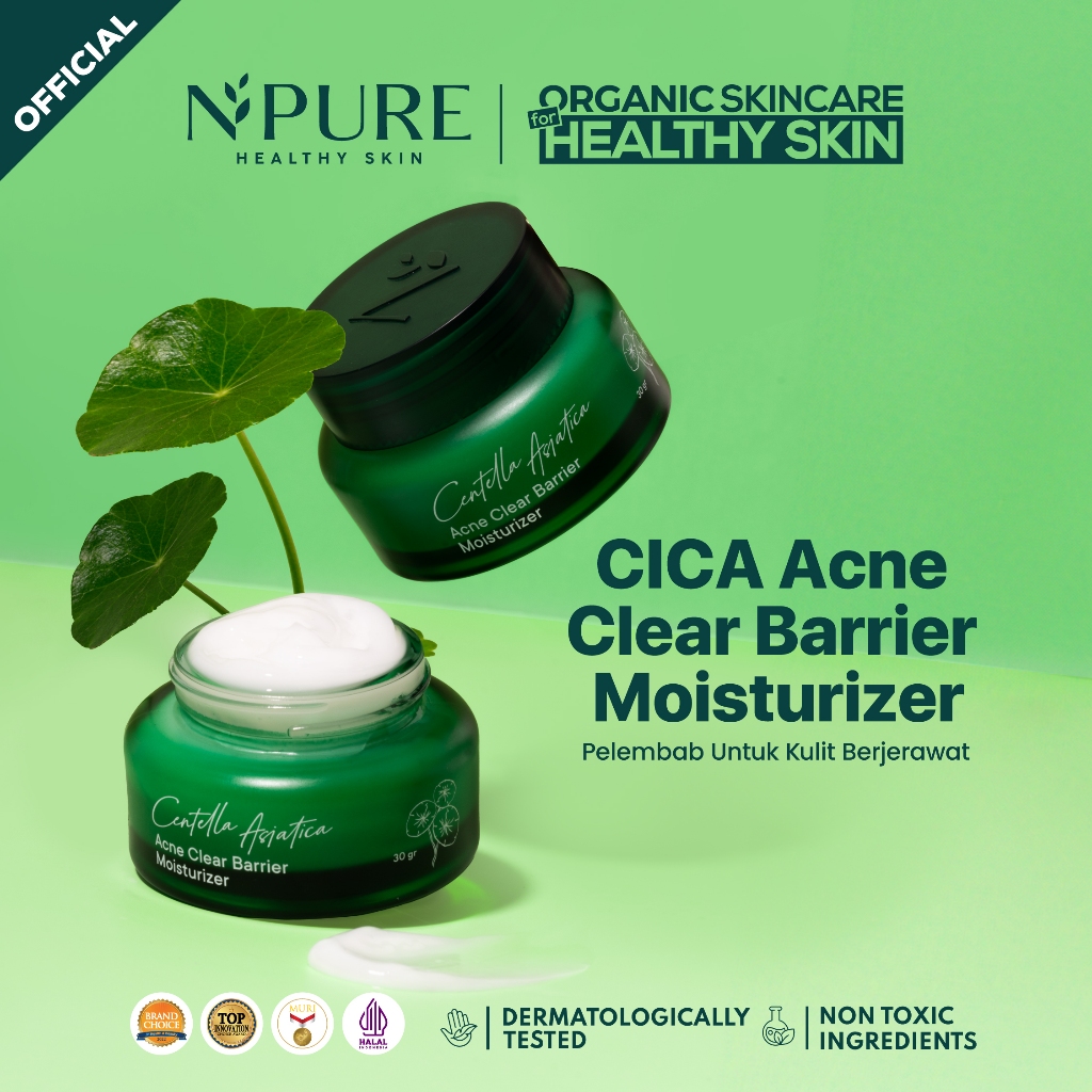 Npure Centella Asiatica Acne Clear Barrier Moisturizer 30gr