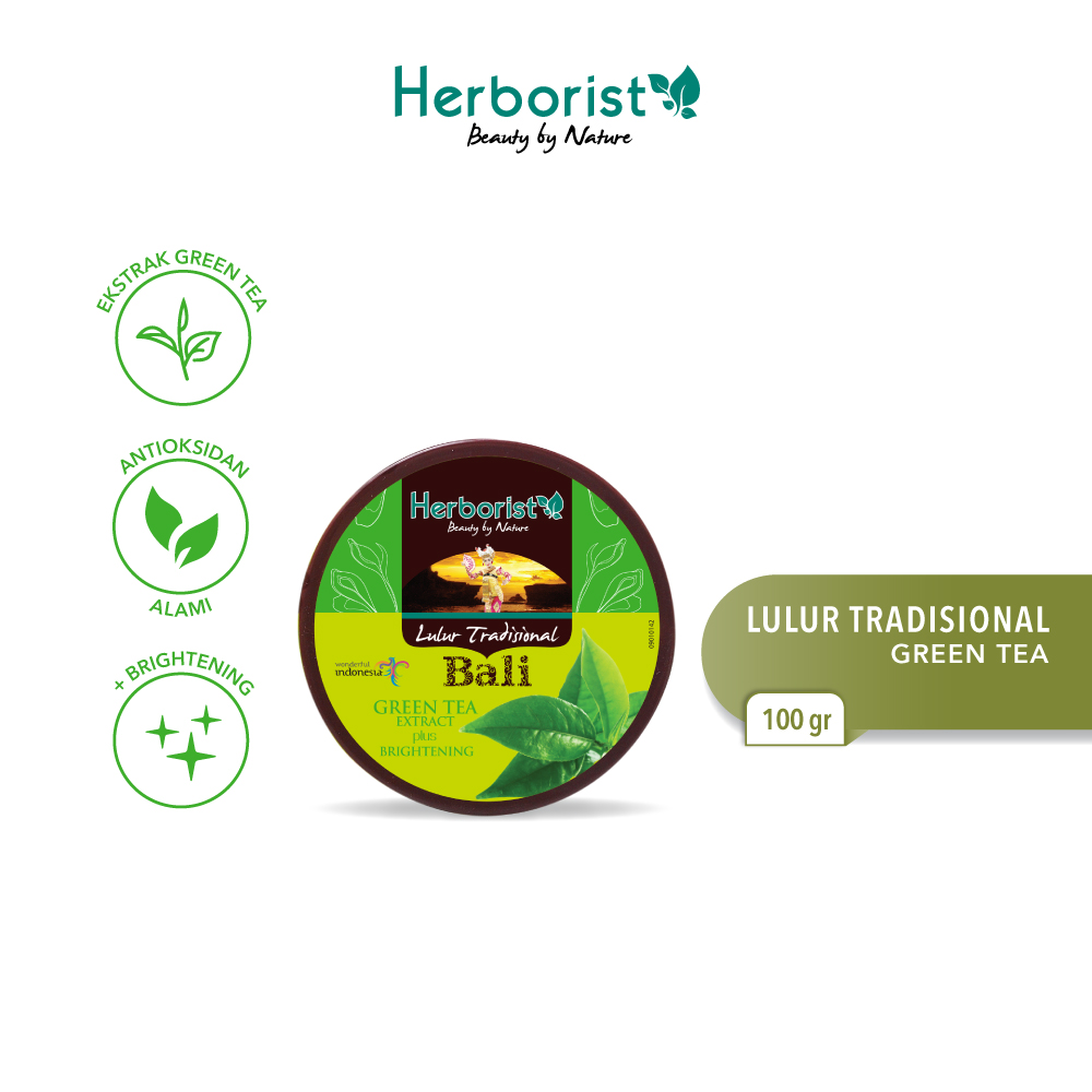 Herborist Lulur Tradisional Bali 100gr - Green Tea