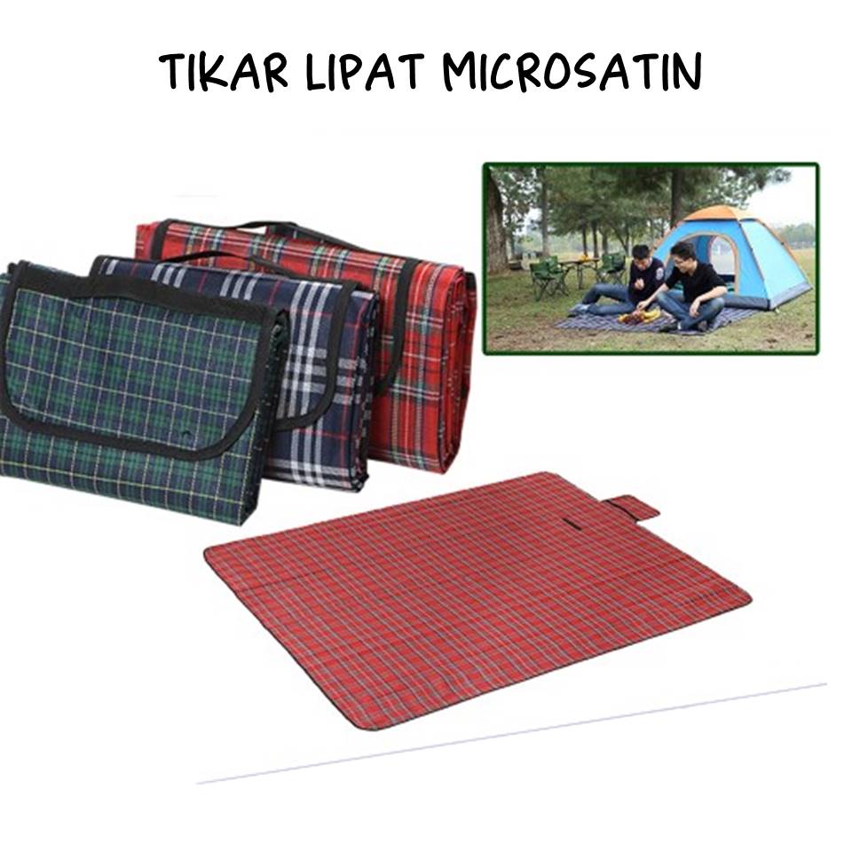Tikar Lipat Microsatin (Matras Piknik)