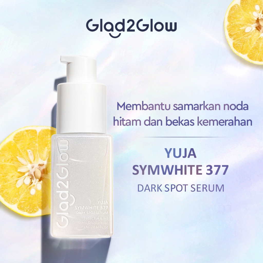Glad 2 Glow Serum - Yuja Symwhite 377 Dark Spot 17ml