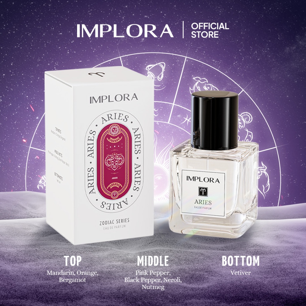 Implora Eau De Parfum Zodiac Series 30ml - Aries