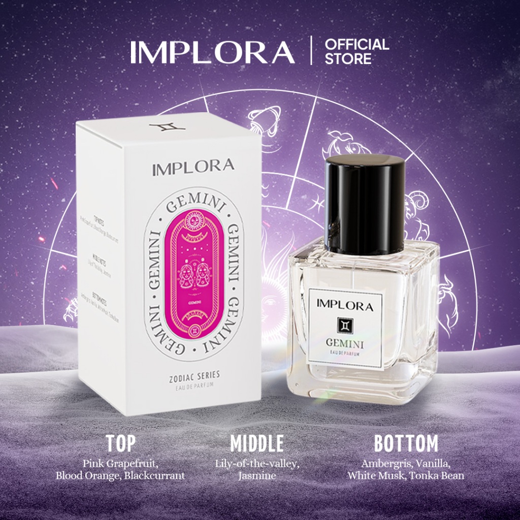 Implora Eau De Parfum Zodiac Series 30ml - Gemini