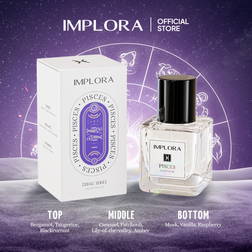 Implora Eau De Parfum Zodiac Series 30ml - Pisces