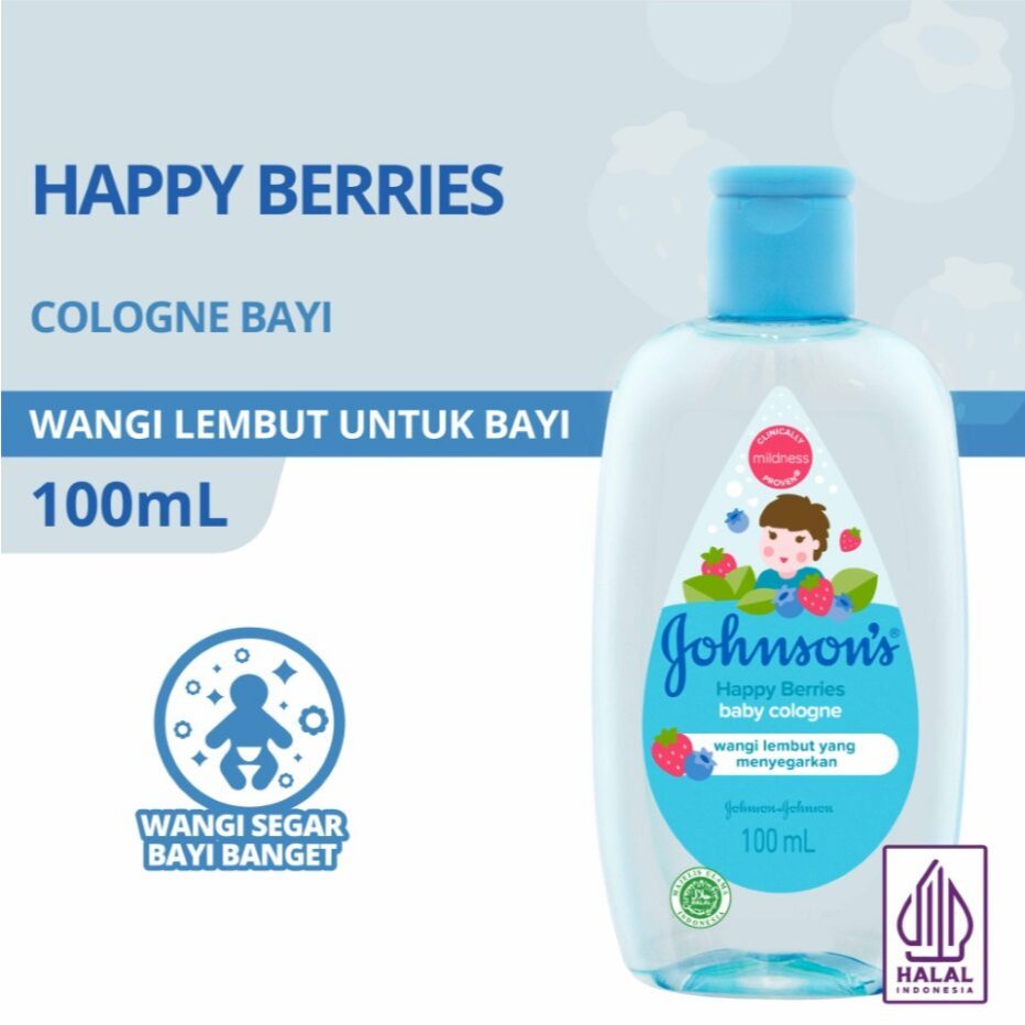 Johnsons Baby Cologne 100ml - Happy Berries