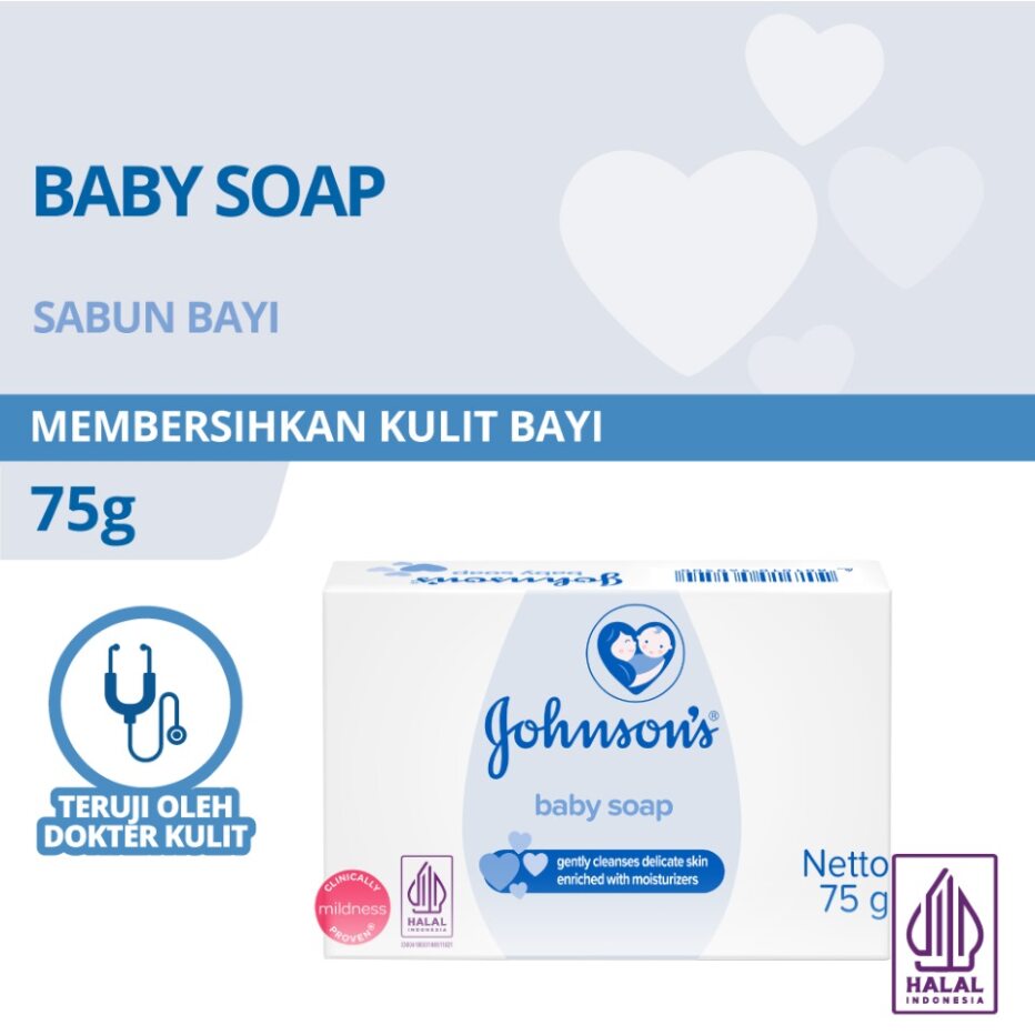 Johnsons Baby Soap 75gr - Reguler
