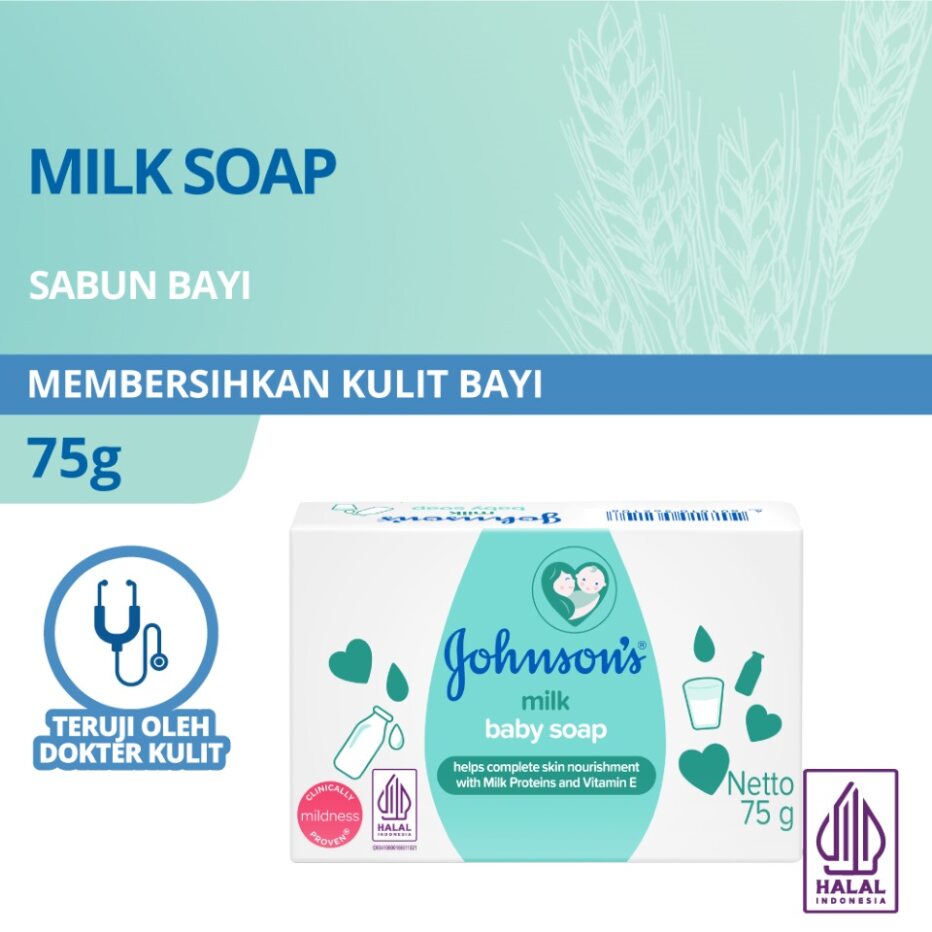 Johnsons Baby Soap 75gr - Milk