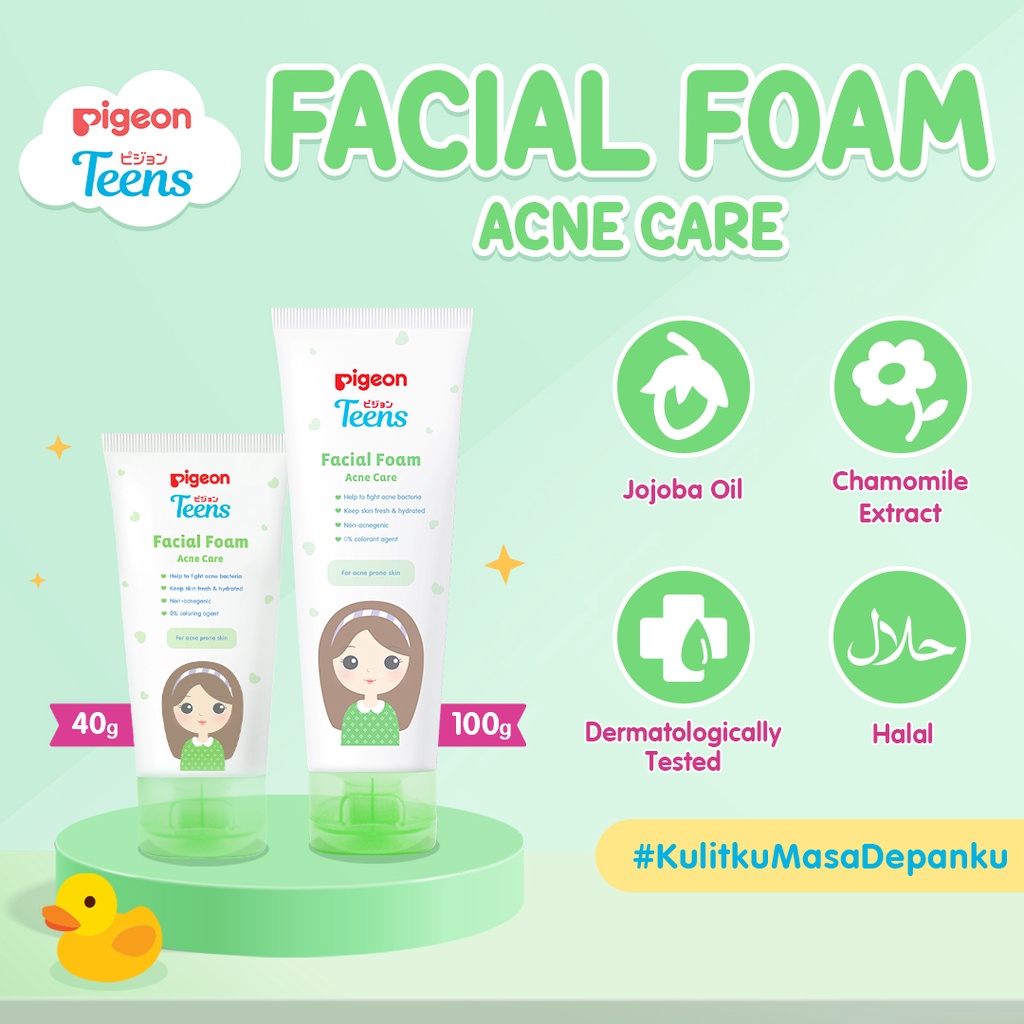 Pigeon Teens Facial Foam 40gr - Acne Care