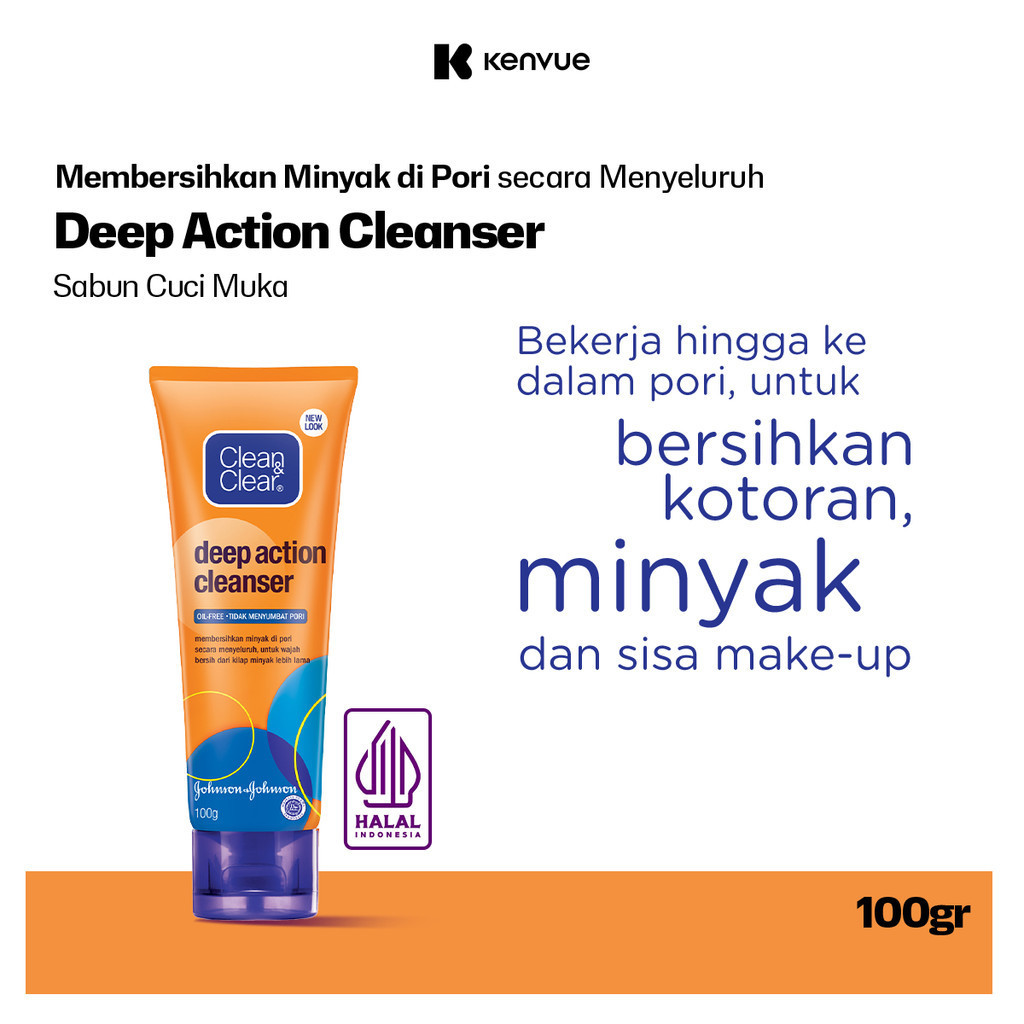 Clean & Clear Cleanser - Deep Action 100gr