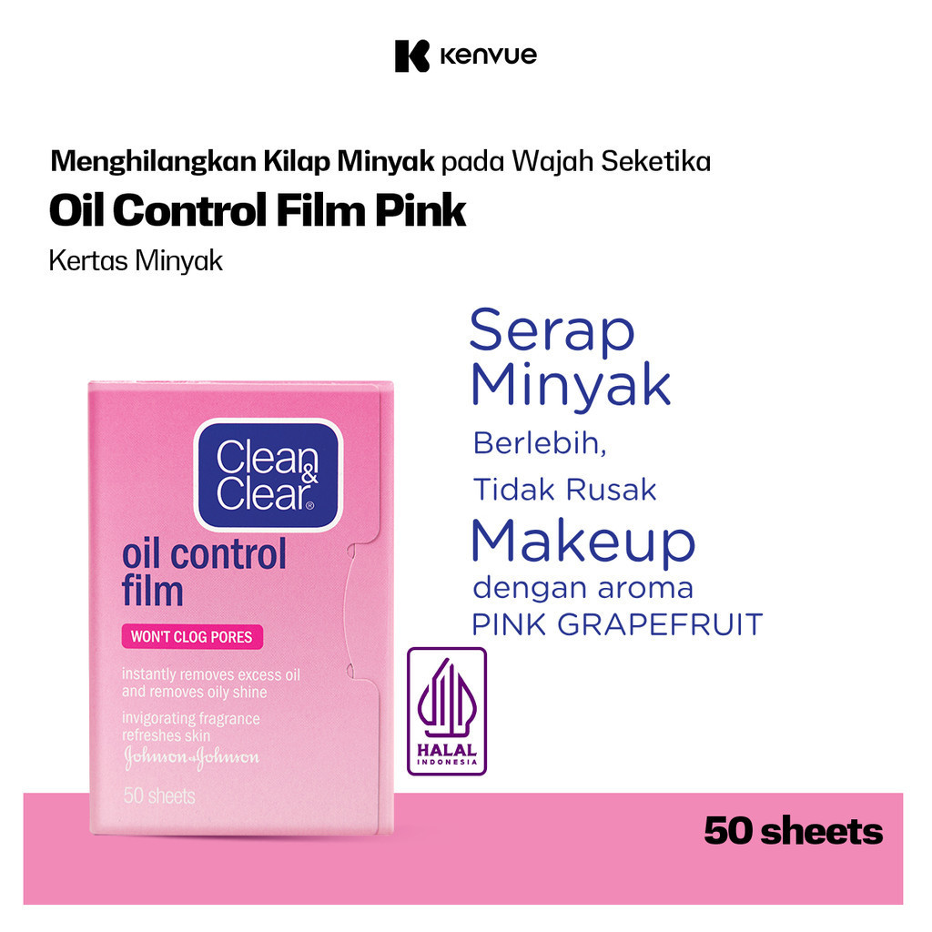Clean & Clear Oil Control Film Pink 50s
