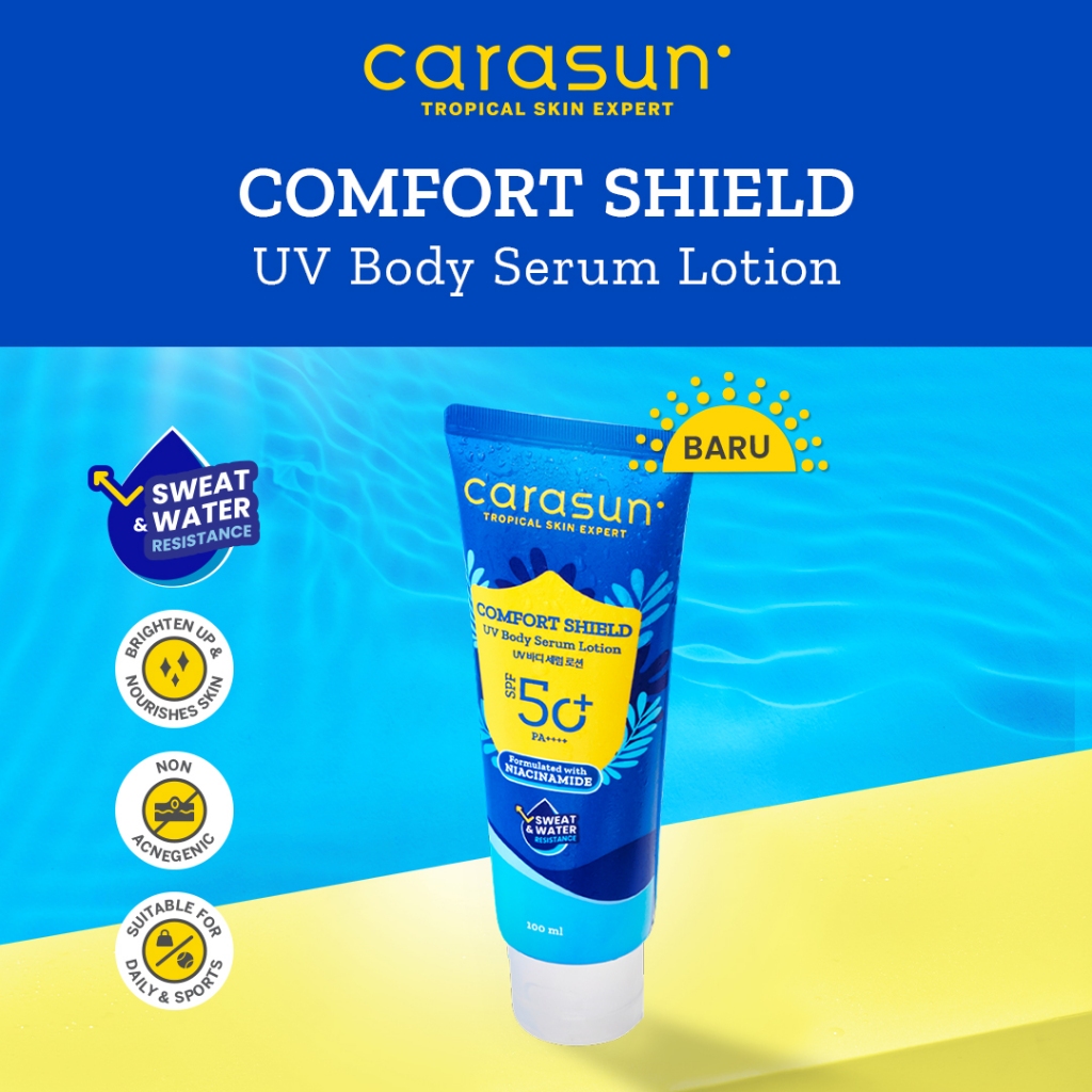 Carasun Comfort Shield UV Body Serum Lotion SPF 50+ PA++++ 100ml
