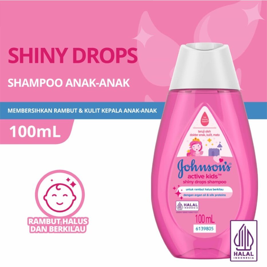 Johnsons Baby Active Kids Shiny Drops Shampoo 100ml