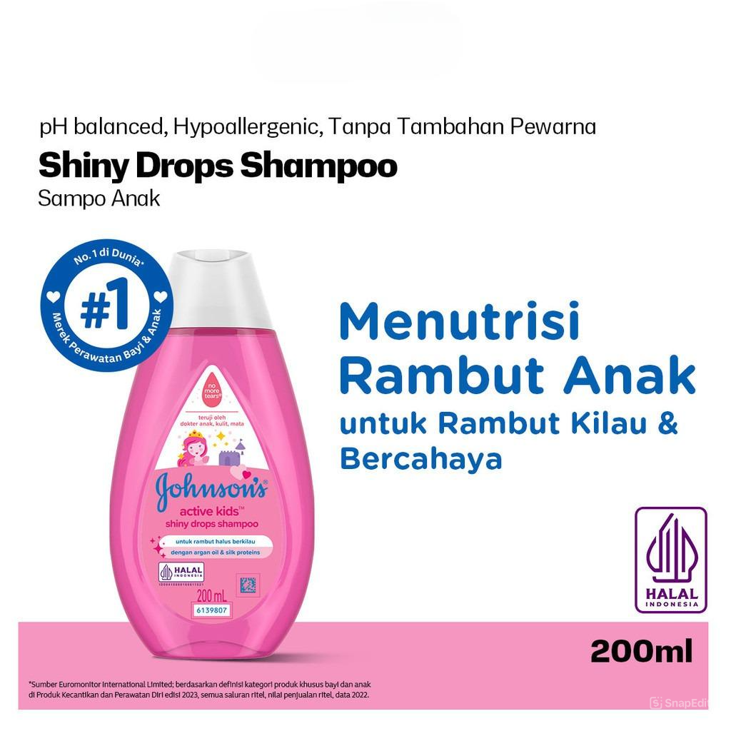 Johnsons Baby Active Kids Shiny Drops Shampoo 200ml
