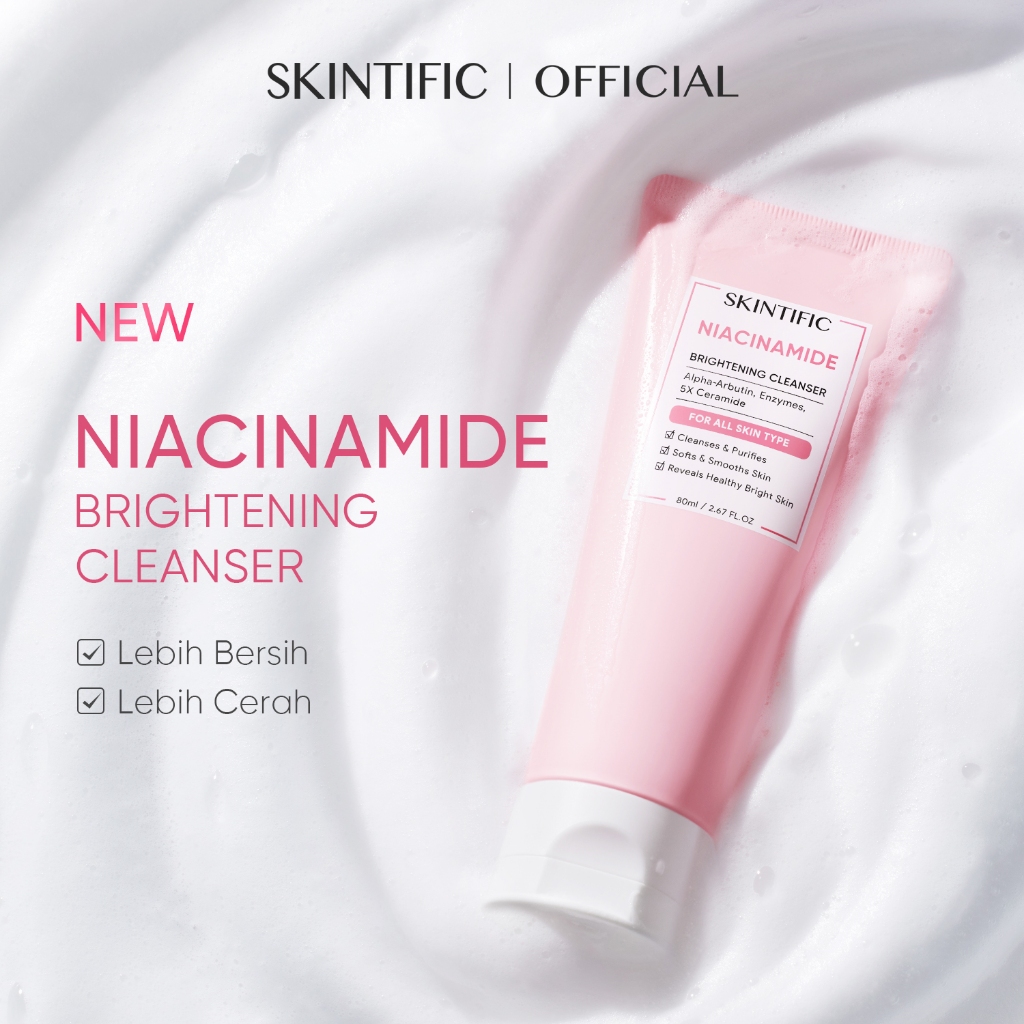 Skintific Niacinamide Brightening Cleanser 80ml