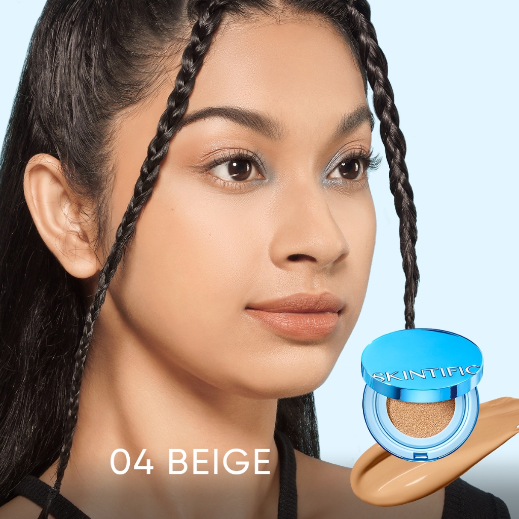 Skintific Perfect Stay Velvet Matte Cushion - 04 Beige