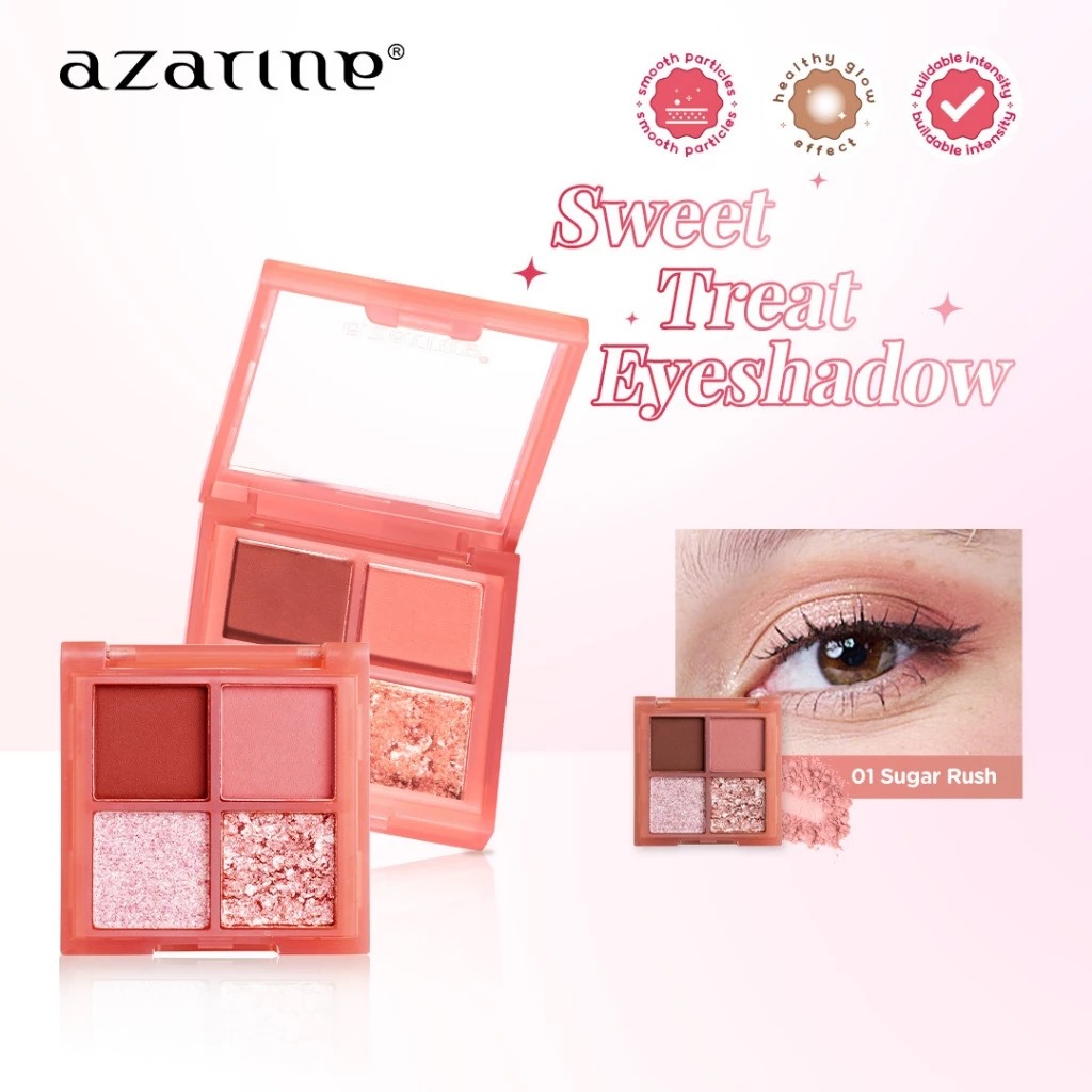 Azarine Sweet Treats Eyeshadow 5.5gr - 01 Sugar Rush
