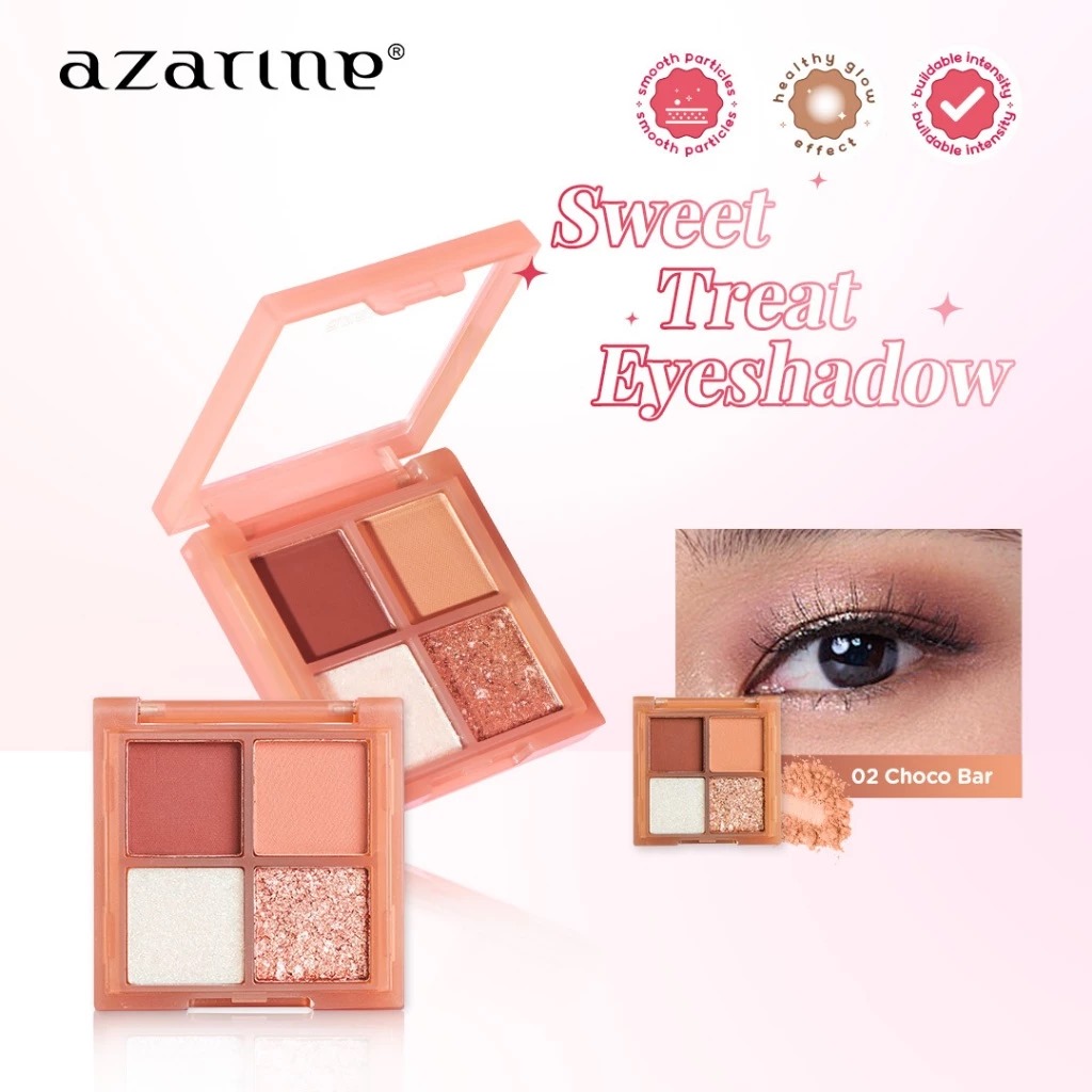 Azarine Sweet Treats Eyeshadow 5.5gr - 02 Choco Bar