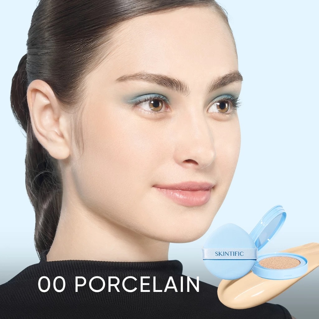 Skintific Perfect Stay Velvet Matte Cushion Refill - 00 Porcelain