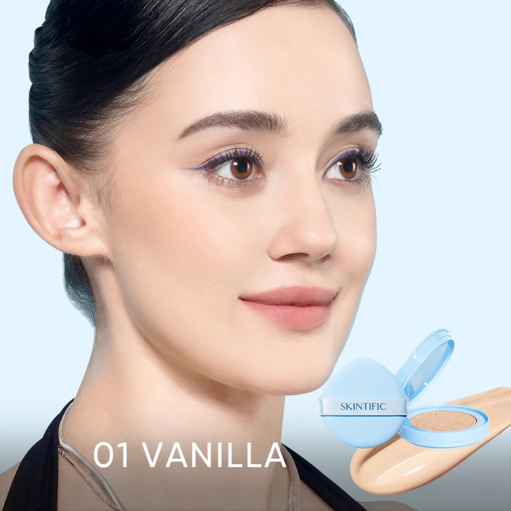 Skintific Perfect Stay Velvet Matte Cushion Refill - 01 Vanilla