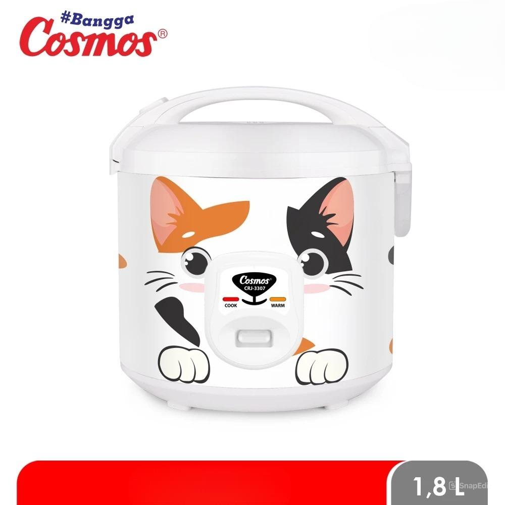 Cosmos Rice Cooker Fabelia Series CRJ-3307 Cat - 1.8L 400W/220V Penanak Nasi