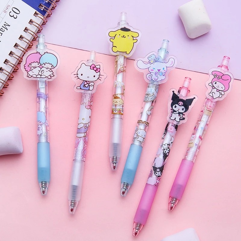 Pulpen Cetek Sanrio - Ballpoint/Pena Akrilik Mekanik 0.5mm
