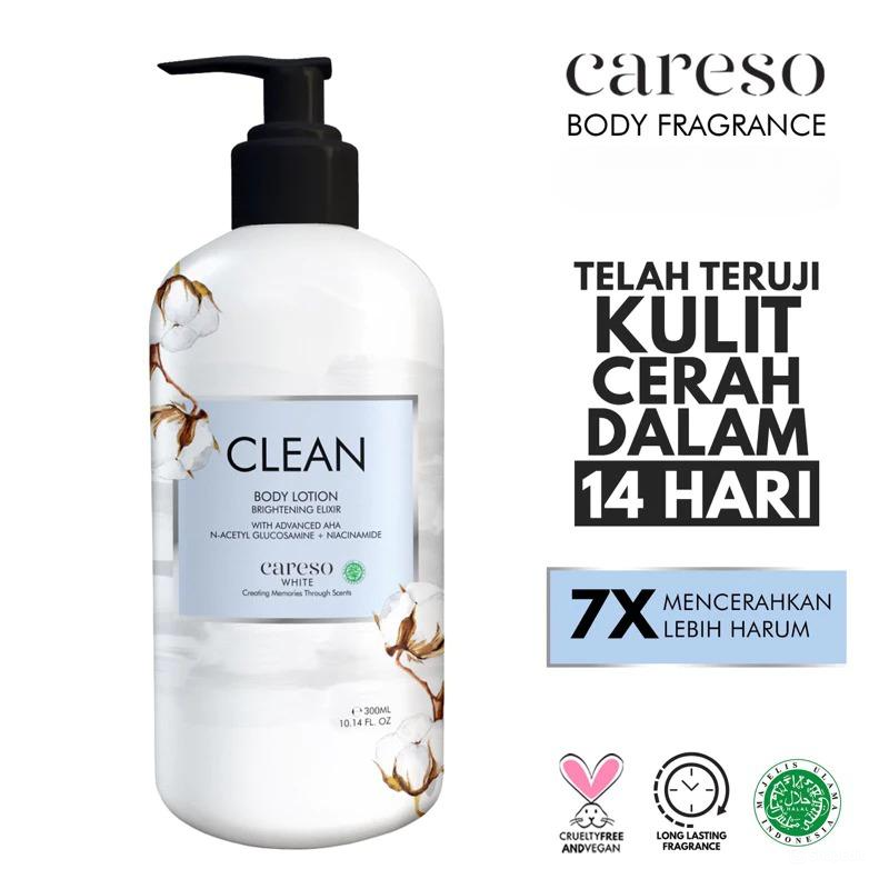 Careso Body Lotion Brightening Elixir 300ml (Pump) - Clean