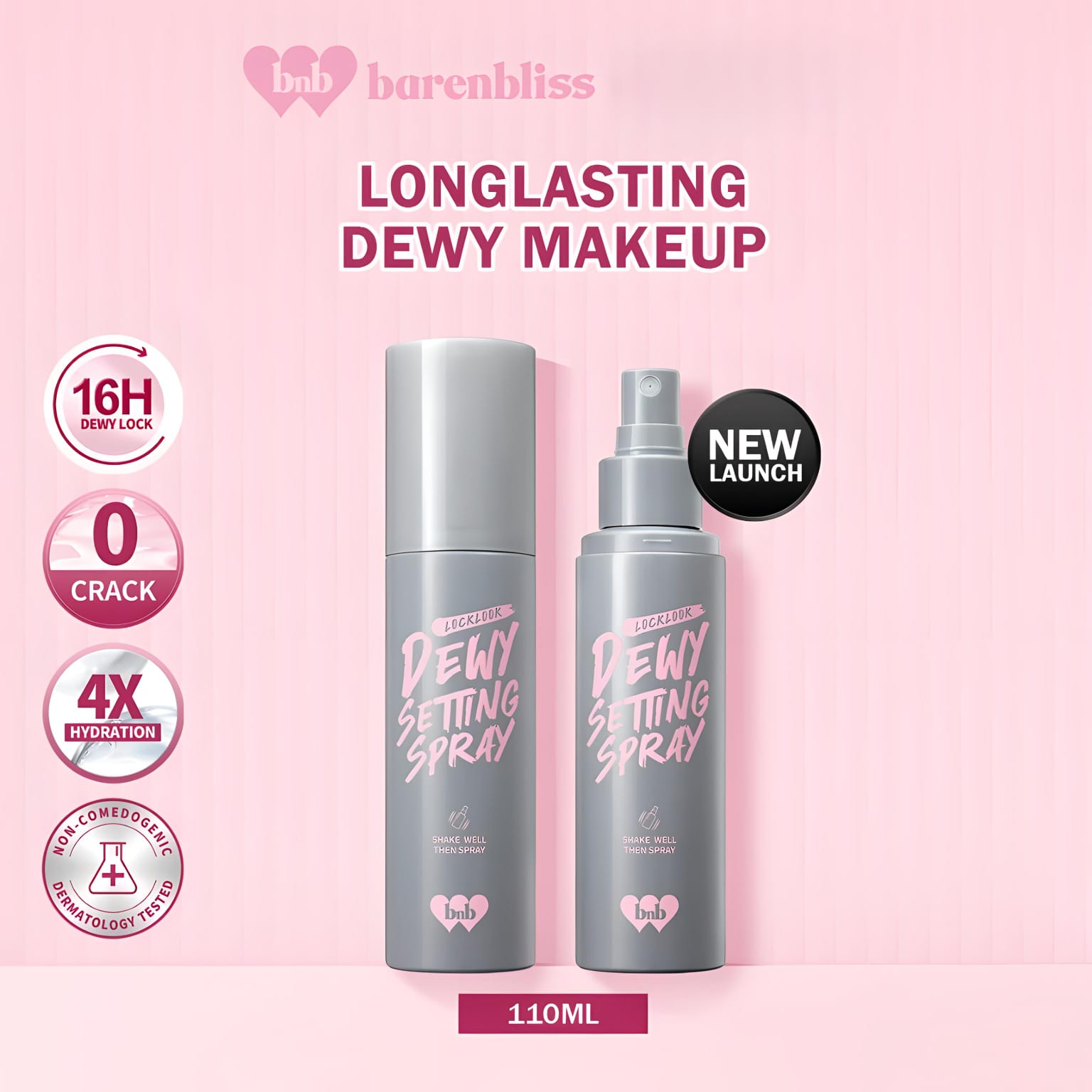 Barenbliss Locklook Dewy Setting Spray 110ml