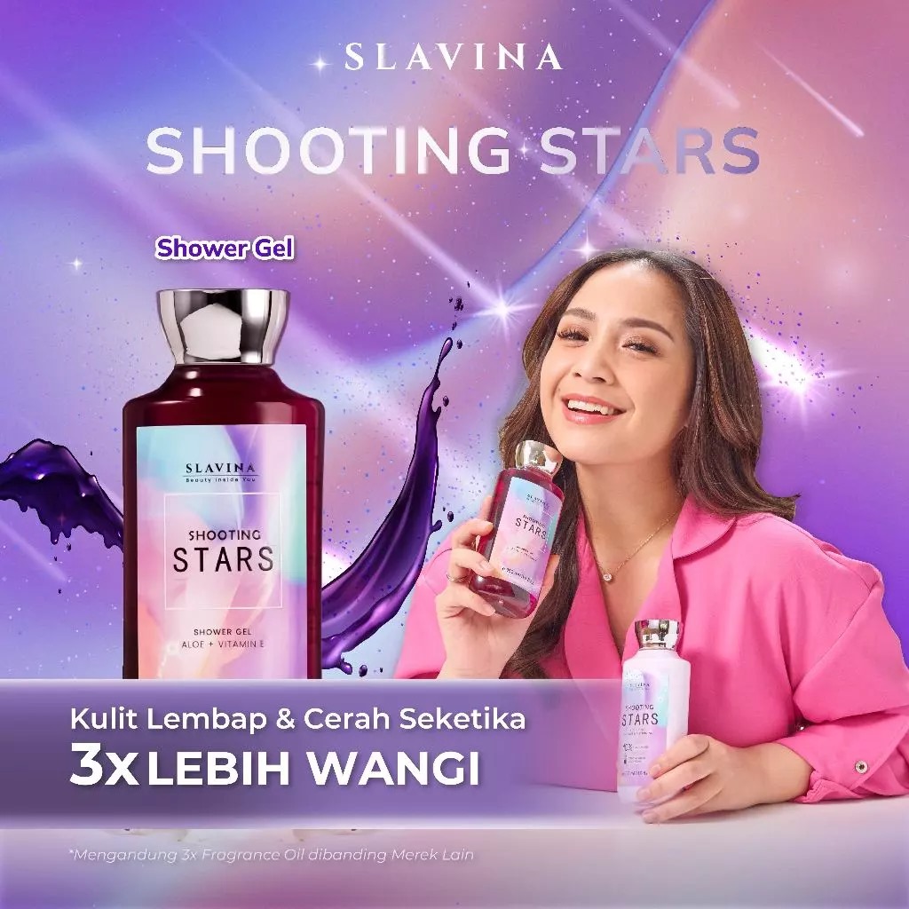 Slavina Shower Gel 350ml - Shooting Stars