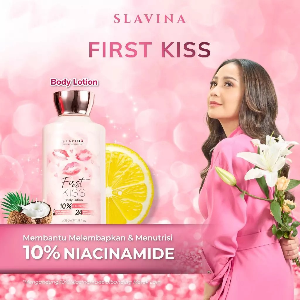 Slavina Body Lotion 350ml - First Kiss