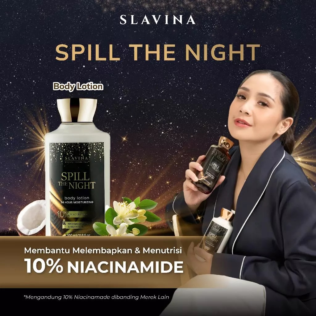 Slavina Body Lotion 350ml - Spill The Night