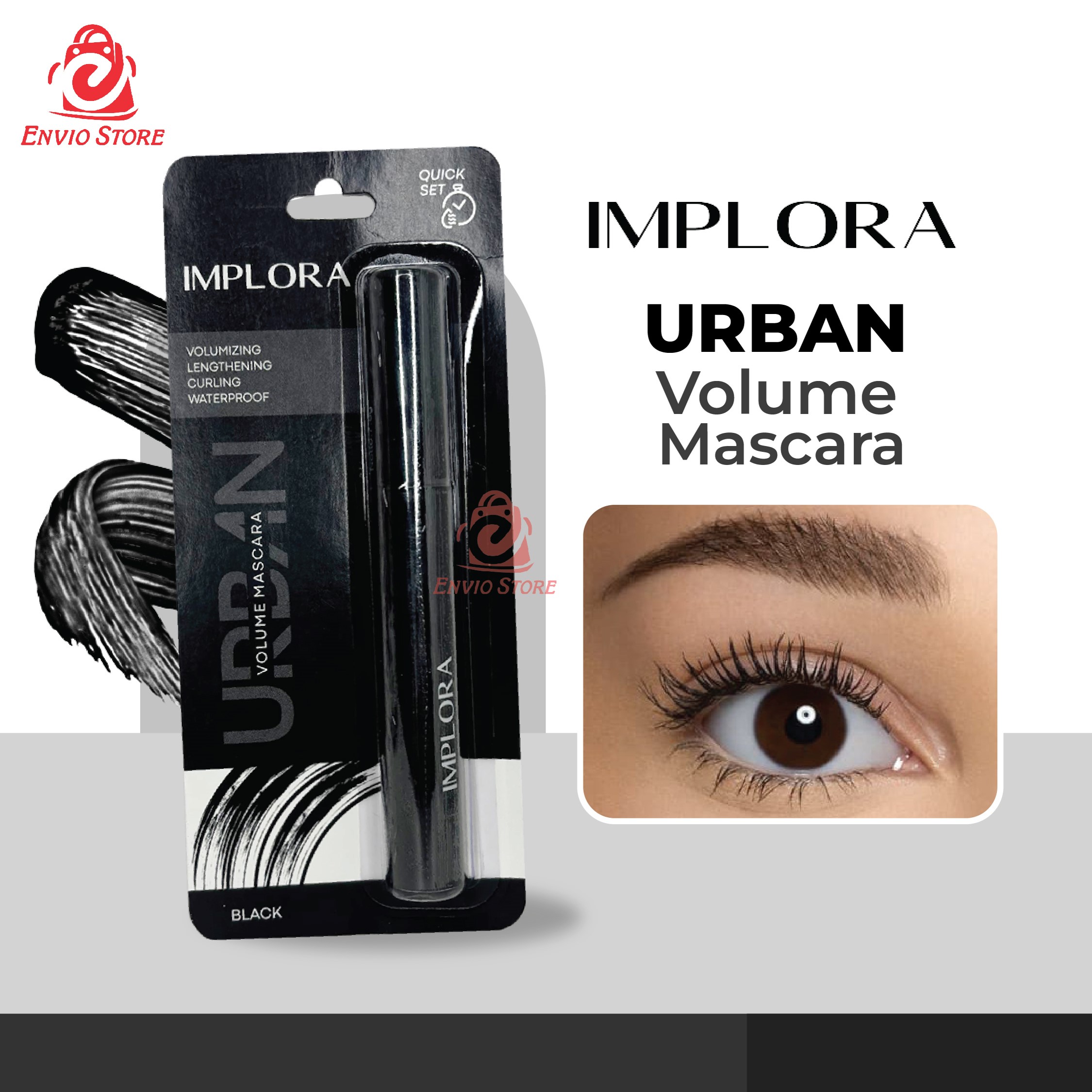 Implora Urban Volume Mascara Black 7.8gr