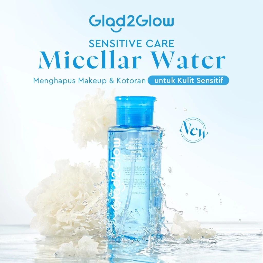 Glad 2 Glow Micellar Water - Tremella Panthenol Sensitive Care 300ml