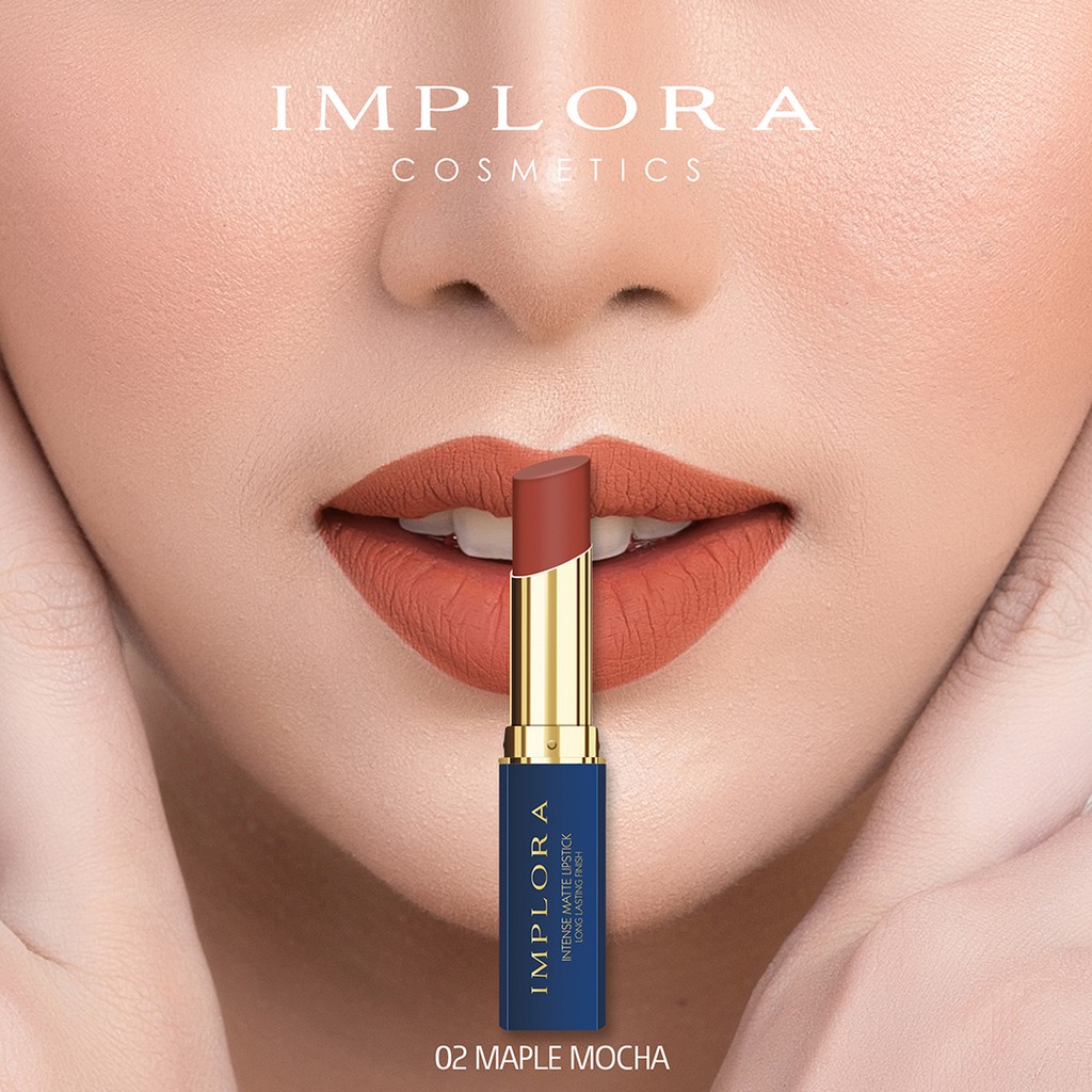 Implora Intense Matte Lipstick 3.5gr - 02 Maple Mocha