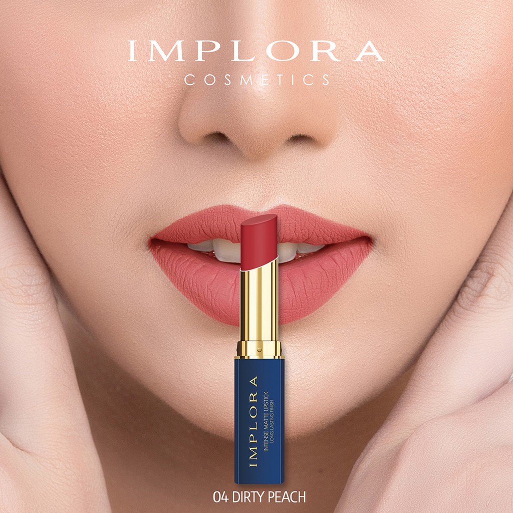 Implora Intense Matte Lipstick 3.5gr - 04 Dirty Peach
