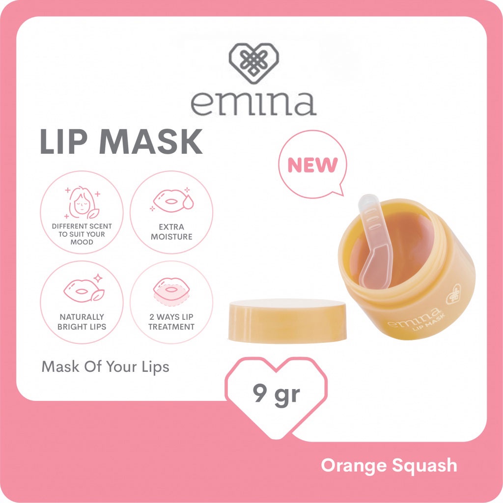 Emina Lip Mask 9gr - Orange Squash