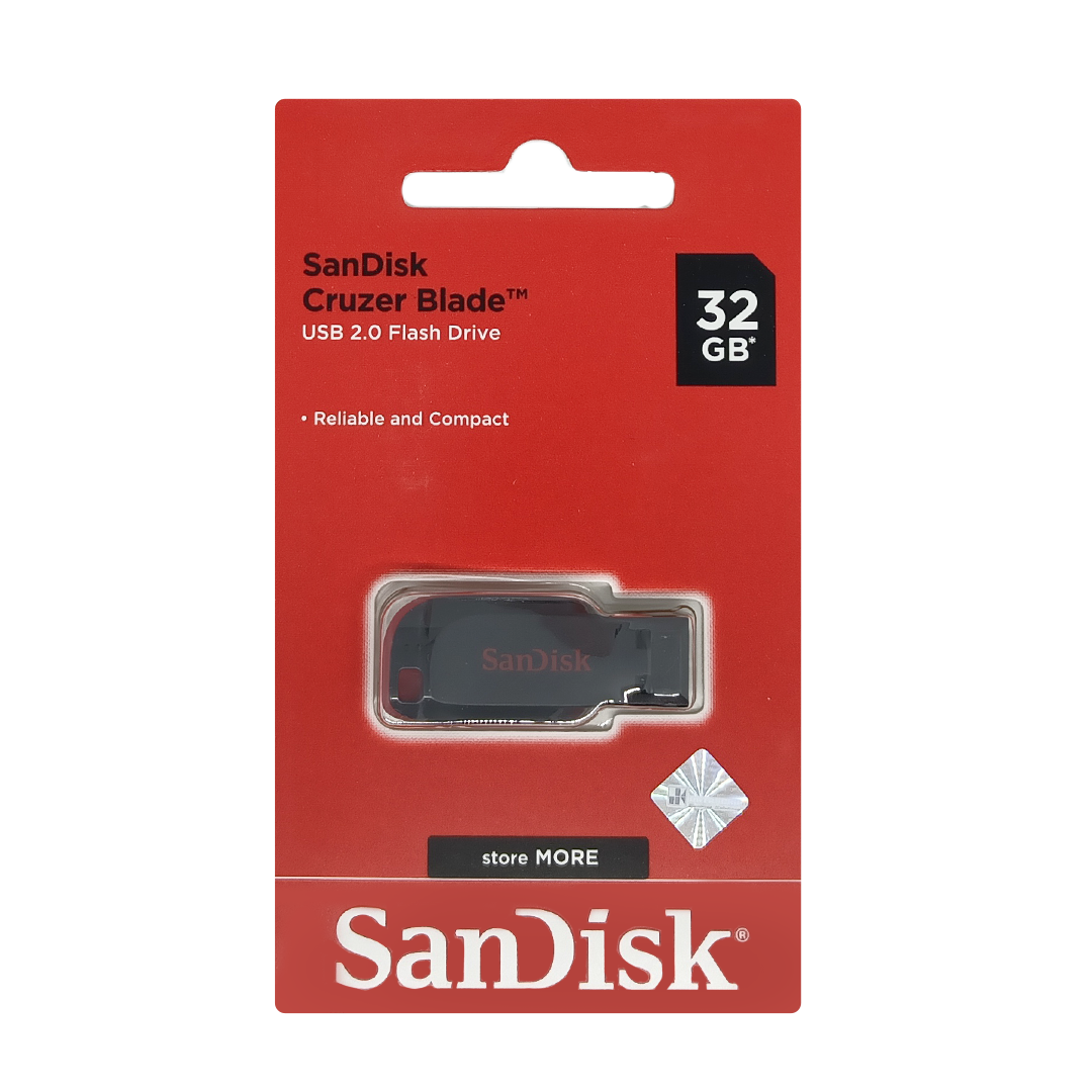 Sandisk Flashdisk 32GB USB 2.0 [CZ50] Original Garansi Resmi