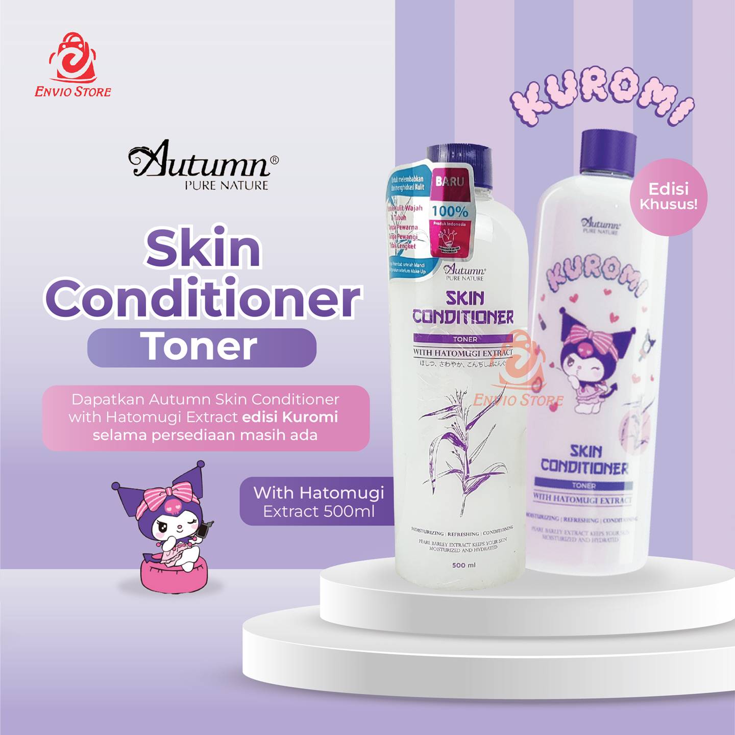Autumn Skin Conditioner With Hatomugi Extract 500mL