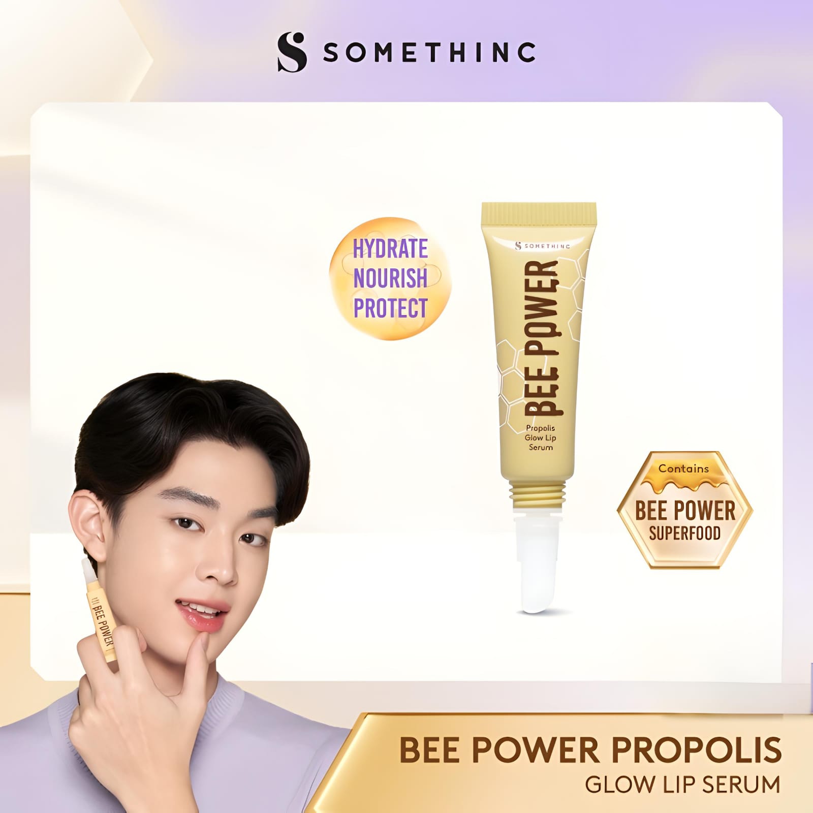 Somethinc Bee Power Propolis Glow Lip Serum 7gr
