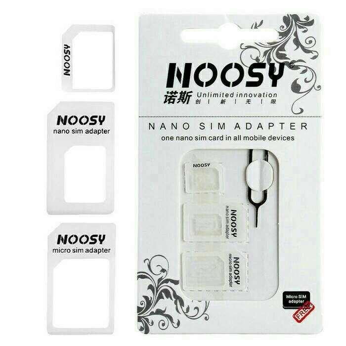 Noosy Adaptor Sim Card - Nano Micro Standart + Eject Tray