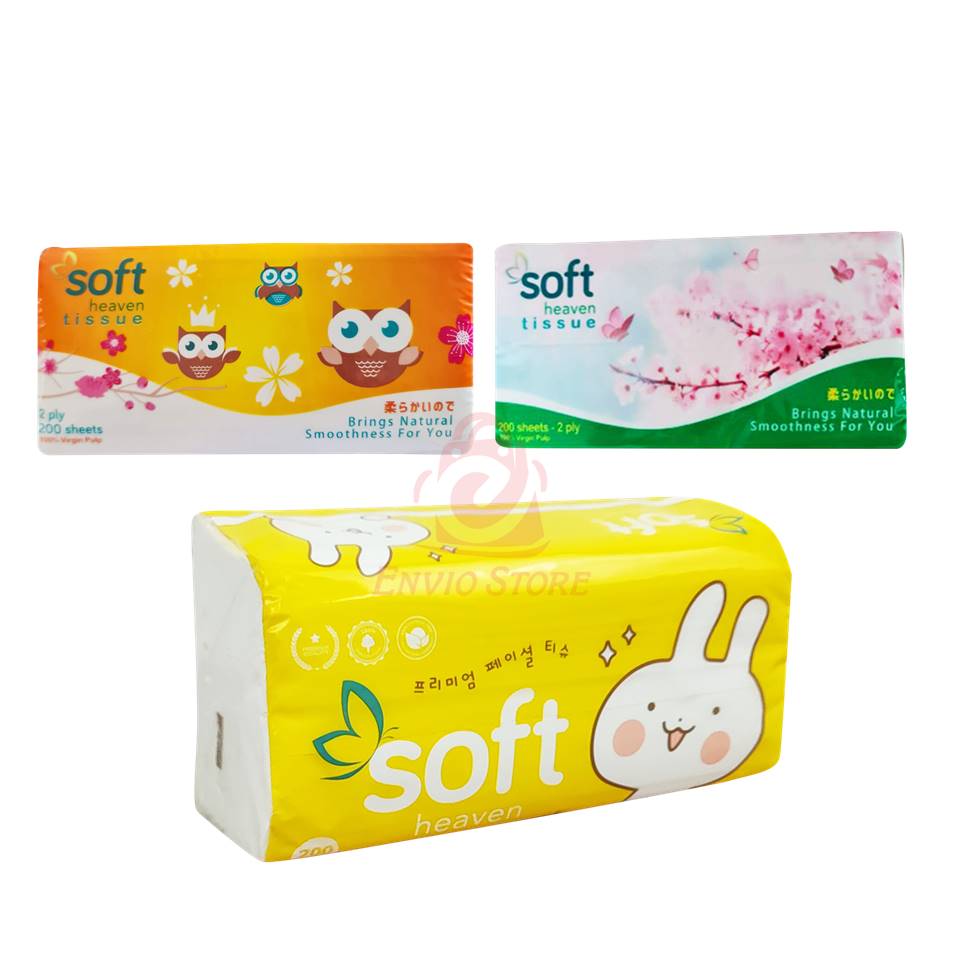 Tissue Soft Heaven Facial Softpack 200s