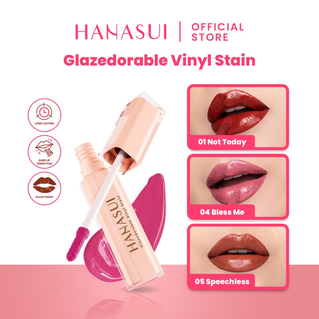 Hanasui Glazedorable Vinyl Stain 4gr - 04 Bless Me