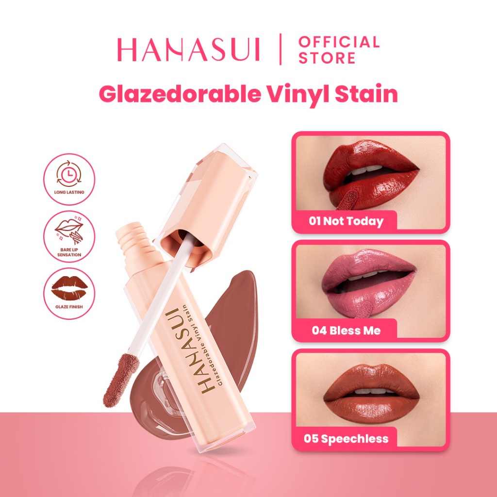 Hanasui Glazedorable Vinyl Stain 4gr - 06 Stay Cool